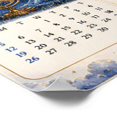 2027 Celestial Dreams Wandkalender Poster (Ecke)
