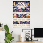 2027 Celestial Dreams Wandkalender Poster (Heimbüro)
