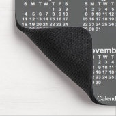 2027 Charcoal Large Print Calendar by Janz Mousepad (Ecke)