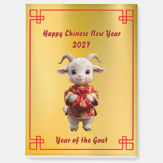 2027 Chinesisches Neujahr Schaf mit roter Geldtasc Magnet