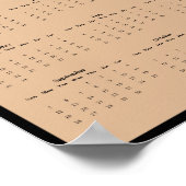 2027 Chipmunk-Wandkalender - Waldbeobachter Poster (Ecke)