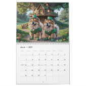 2027 Chow Chow Hund Kalender (Mär 2027)