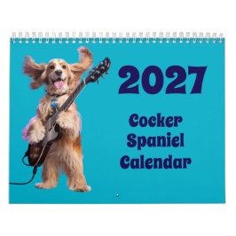 2027 Cocker Spaniel Hundkalender Kalender