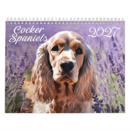 2027 Cocker Spaniels Kalender