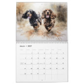 2027 Cocker Spaniels Kalender (Mär 2027)