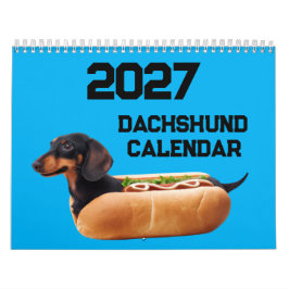 2027 Dachshund-Hundekalender Kalender