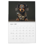 2027 Dachshund Kalender (Mär 2027)