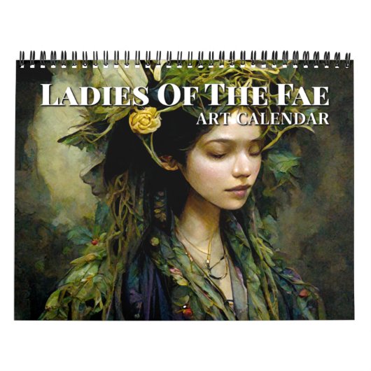 2027 Damen der Fae 1 Fantasy-Kunstkalender Kalender (Titelbild)