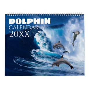 2027 Delfin Meerestiere Natur Wandkalender