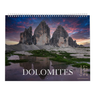 2027 Dolomiten Natur- und Landschaftsfoto Kalender