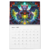 2027 Drachen-Kunstkalender Kalender (Mär 2027)