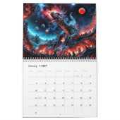 2027 Drachen-Kunstkalender Kalender (Jan 2027)