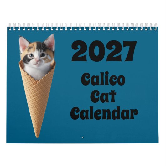 2027 Dreifarbenkatzen-Kalender Kalender (Titelbild)