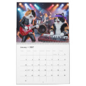 2027 Dreifarbenkatzen-Kalender Kalender (Jan 2027)