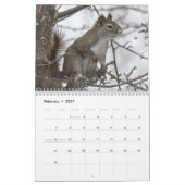 2027 Eichhörnchen Kalender (Feb 2027)