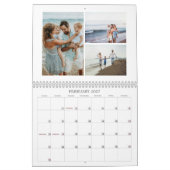 2027 Einfache moderne benutzerdefinierte Fotocolla Kalender (Feb 2027)