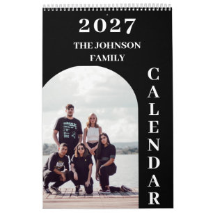 2027 Einfacher Moderner Benutzerdefinierter Famili Kalender