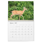 2027 Familie Weißwedelhirsche | Waldtiere Kalender (Feb 2027)