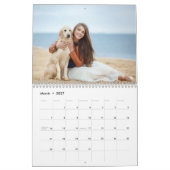 2027 Familien-Fotokalender | Bearbeitbarer Jahrest Kalender (Mär 2027)