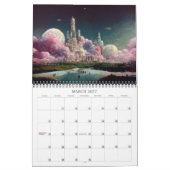 2027 Fantasy Future Surreal Cities Kalender (Mär 2027)