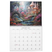 2027 Fantasy Gardens 2 Kalender (Jan 2027)