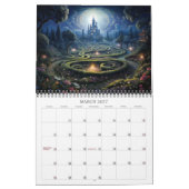 2027 Fantasy Gardens 2 Kalender (Mär 2027)