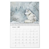 2027 Fantasy-Wolf-Kalender Kalender (Jan 2027)