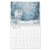 2027 Fantasy-Wolf-Kalender Kalender (Feb 2027)