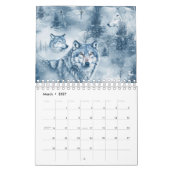2027 Fantasy-Wolf-Kalender Kalender (Mär 2027)