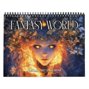2027 Fantasy World 2 Fantasy-Kunstkalender Kalender