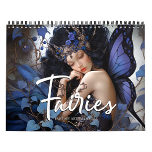 2027 Feen 2 Fantasy-Kunstkalender Kalender