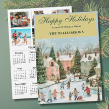 2027 Festlicher 6 Foto Personalized 2027 Kalender 
