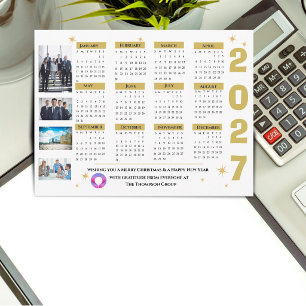 2027 Firmenkalender Firmenfoto Feiertagspostkarte