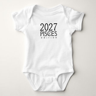 2027 Fische Edition mit Symbol Baby Strampler