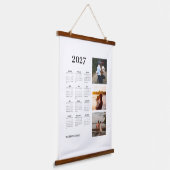2027 Fotokalender Wandteppich Mit Holzrahmen (Gewinkelt)