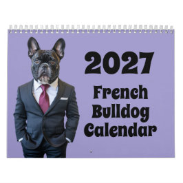 2027 Französische-Bulldogge-Kalender Kalender