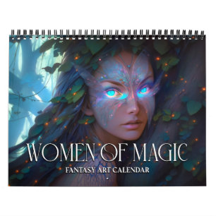 2027 Frauen der Magie 6 Fantasy-Kunstkalender Kalender