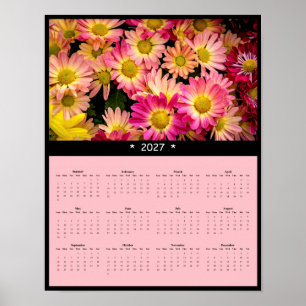 2027 Frühjahrsblumen-Wandkalender Garten Erwachen Poster