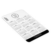 2027 Geschäft Logo Magnet Kalender  (Rechte Seite)