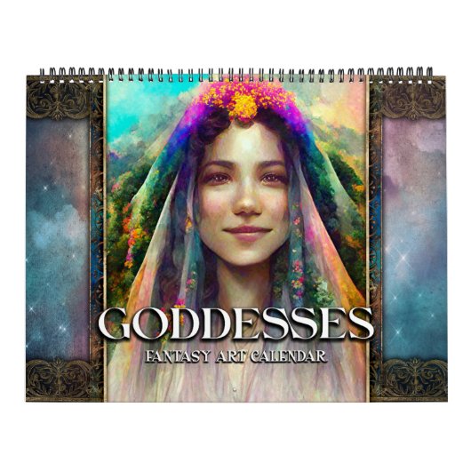 2027 Göttinnen Fantasy Art Kalender (Titelbild)