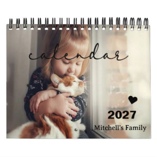 2027 Haustiere Benutzerdefiniertes Foto Erstellen  Kalender
