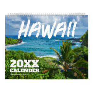 2027 Hawaii-Wandkalender mit Landschaftsbildern Kalender
