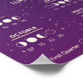 2027 Hexenkalender Mondkalender Poster (Ecke)