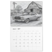 2027 Hot Rod Muscle Car Kalender (Mär 2027)