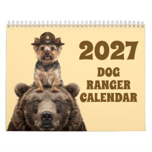2027 Hund-Park-Ranger-Kalender Kalender