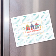 2027 Immobilienmakler-Kalender Strandhaus Magnet