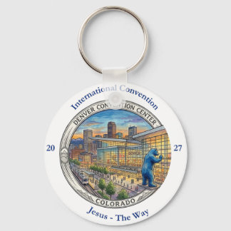 2027 Internationale Konvention Denver Schlüsselanhänger