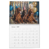 2027 Irischer Setter-Hundekalender Kalender (Jan 2027)