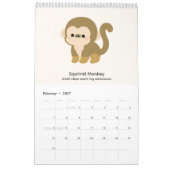 2027 Kalender Affe (Feb 2027)