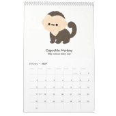 2027 Kalender Affe (Jan 2027)